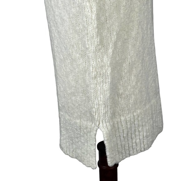 VINCE WOOL BLEND NUBBY TURTLENECK SWEATER IN CREAM NWT WOMEN'S SIZE XS - Picture 6 of 16